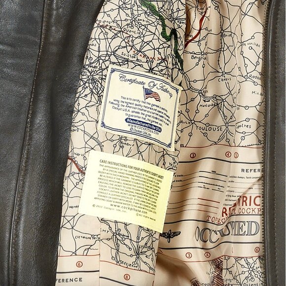 Cockpit USA Women's G-1 Jacket Medium NEW With Tags - Picture 6 of 13